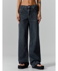 Джинсы Wide leg fit женские серые Цвет: серый