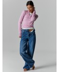 Джинсы Wide leg fit женские синие Цвет: синий