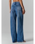 Джинсы Wide leg fit женские синие Цвет: синий