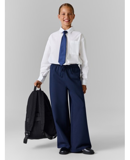 Брюки школьные для девочек синие Цвет: академический синий