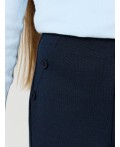 Брюки школьные для девочек синие  Цвет: неви