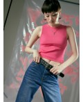 Джинсы женские Wide leg fit синие  Цвет: синий