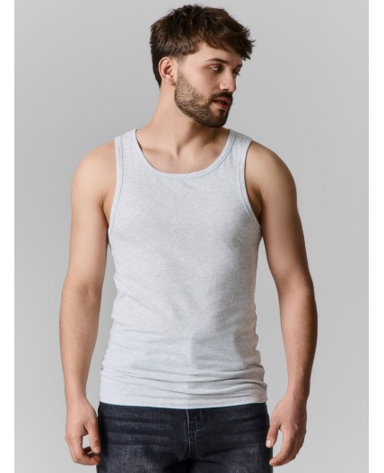 МАЙКА МУЖСКАЯ Цвет: св.серый меланж 4306-А