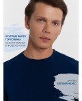 Фуфайка мужская в темно-синем цвете  Цвет: темно -синий