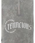 ТОЛСТОВКА ДЛЯ МАЛЬЧИКОВ Цвет: ACID WASH серый +печать