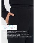 Теплый комплект женский черный с начесом Цвет: черный