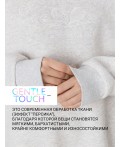Теплый свитшот женский серый с начесом Цвет: серый меланж 4306-А