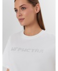 Футболка женская белая с надписью Игристая Цвет: белый +печать11