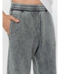 Брюки мужские серые с обработкой эйсид Цвет: ACID WASH графит