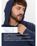 Худи мужское синее  Цвет: неви