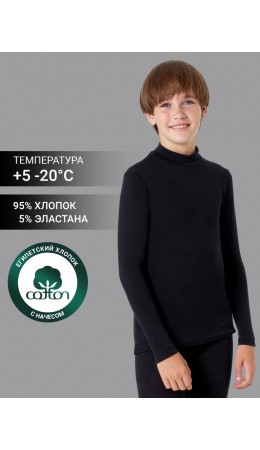 Джемпер для мальчиков в черном цвете  Цвет: черный