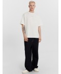 Футболка мужская кремовая с принтом и надписью Art u wear  Цвет: св.молочный +печать