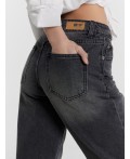 Джинсы женские Mom fit серые Цвет: серый