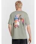 Футболка мужская серая с принтом из коллекции #artuwear Цвет: тень +печать