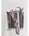 Футболка мужская белая с принтом  Salvador Dali Цвет: белый +печать3