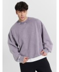 Свитшот серый с эффектом выцветания Цвет: ACID WASH на сером