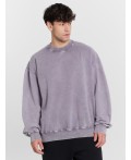 Свитшот серый с эффектом выцветания Цвет: ACID WASH на сером