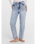 Джинсы женские mom fit светло-голубые Цвет: светло -голубой