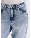 Джинсы женские mom fit светло-голубые Цвет: светло -голубой