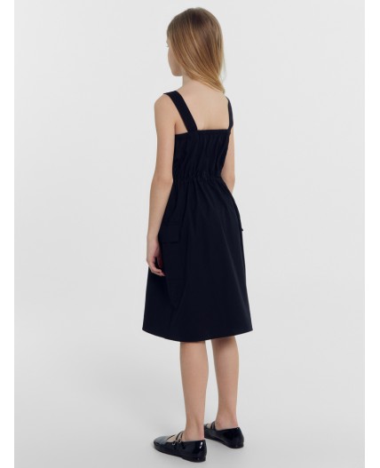 Сарафан для девочек в черном цвете  Цвет: черный