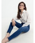 Джинсы женские skinny темно-синие Цвет: темно -синий