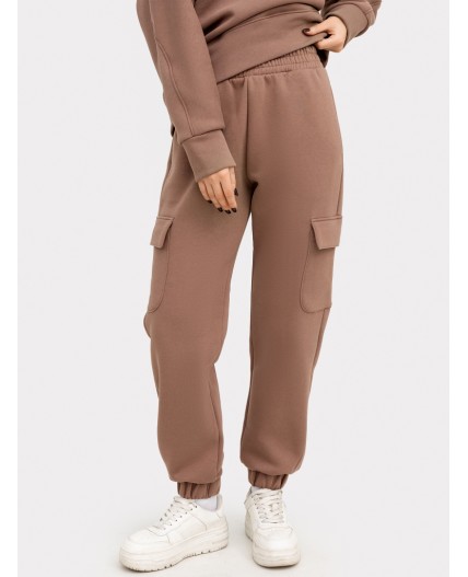 Брюки женские карго в таупово-бежевом цвете Цвет: тауп