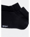 Носки мужские короткие в черном оттенке  Цвет: черный