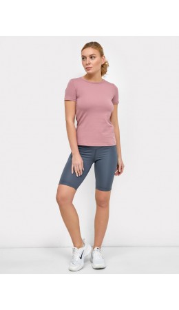Велосипедки с высокой линией талии в сером цвете Цвет: графит