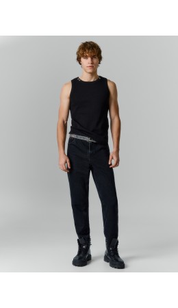 Джинсы Loose fit мужские черные Цвет: черный