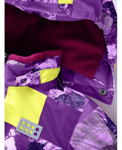 Комбинезон Valianly детский для девочки фиолетового цвета 9218F