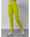 Легинсы для фитнеса женские салатового цвета 1005Sl