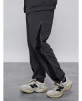 Спортивный костюм мужской плащевой серого цвета 1508Sr