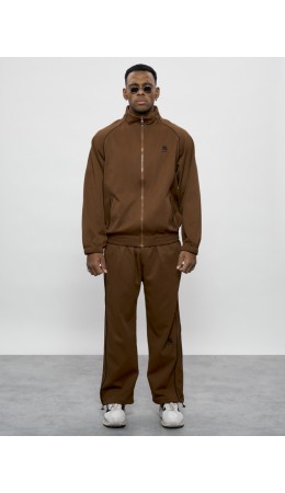 Спортивный костюм мужской оригинал коричневого цвета 15005K