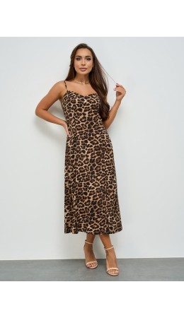 Платье Леопардовый