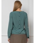 Блуза Серо-зеленый