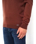 CLE джемпер муж. 402780ха, т.красный/коричневый