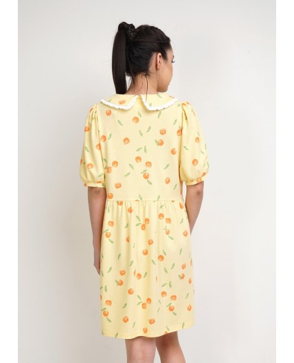 CLE LDR22-969/1 Платье жен. Juicy, св.жёлтый/св.оранжевый