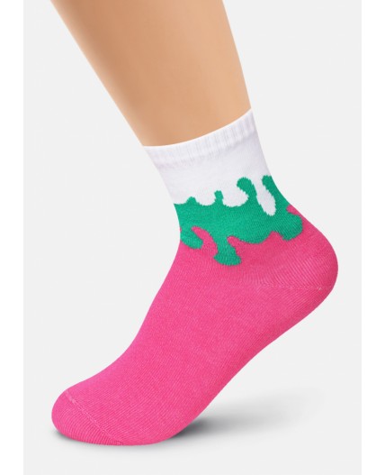 CLE Носки дет.С1300 24 лимонад дев, розовый