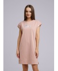 CLE LDR24-1091 Платье жен. Горошек, т.розовый