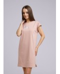 CLE LDR24-1091 Платье жен. Горошек, т.розовый