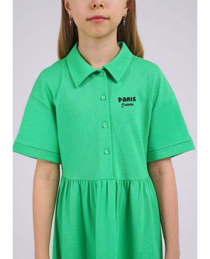CLE Платье дев. 846535/77зз_п, зелёный