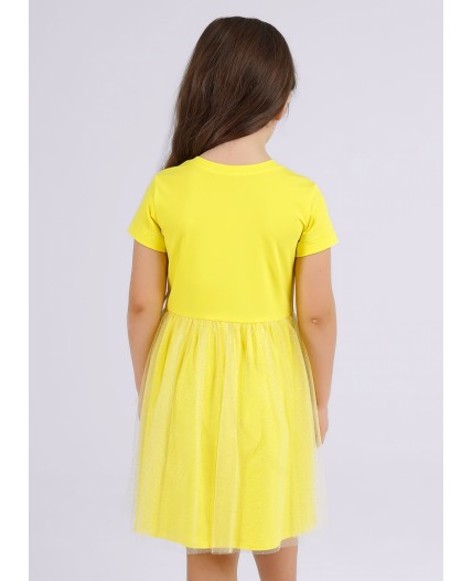 CLE Платье дев. 846205/77г_п, жёлтый