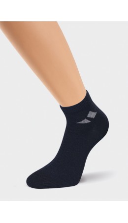 ЭЙС Носки жен.Д150 хл+эл укор, т.синий