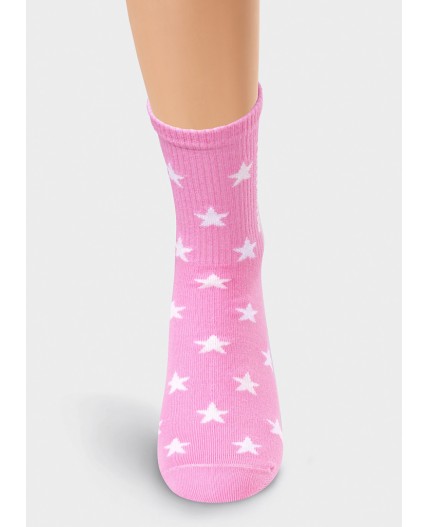 CLE Носки дет.С1100 16-18,18-20 дев хл+эл, розовый