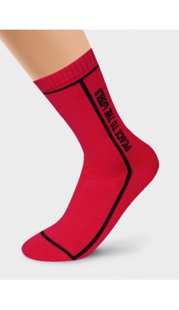 CLE Носки жен.Д2273 trend хл+эл, т.розовый