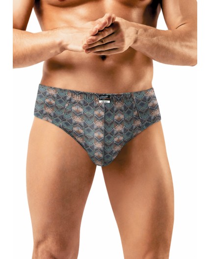 CLE MC442211 Трусы муж., т.серый/св.зелёный