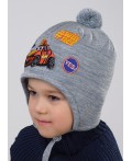 CLE Шапка дет.771596аш, меланж серый