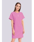 CLE LDR23-008т Платье жен. Цветной футер, т.розовый