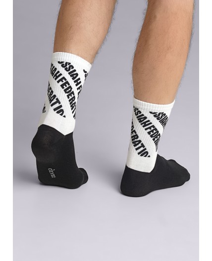 CLE Носки муж.К3372Л 23Ф хл+эл, чёрный