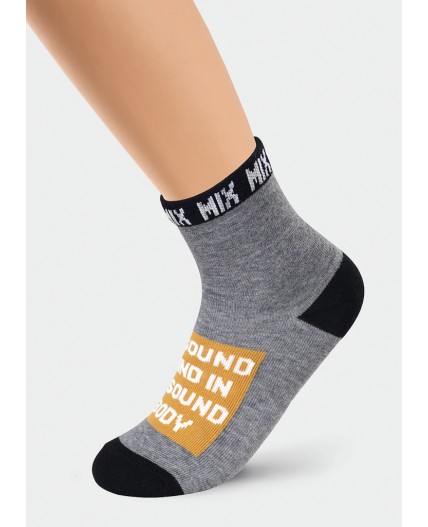 CLE Носки дет.С1178 16-18,18-20 Микс хл+эл, мулине